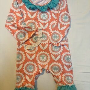 NEW Boutique Ruffle Romper Size 18 mos